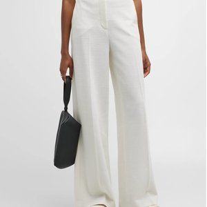 Max Mara NWT Wide Leg White Pants- Size 2